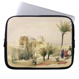De kerk van de Heilige Sepulcher, Jeruzalem, bord Laptop Sleeve