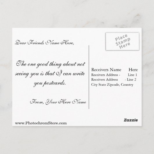 De Kerk van de Markt, Hannover, Hannover, Duitslan Briefkaart (Achterkant)