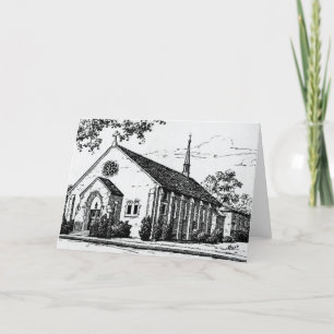 De Kerk van het wenskaart Kaart