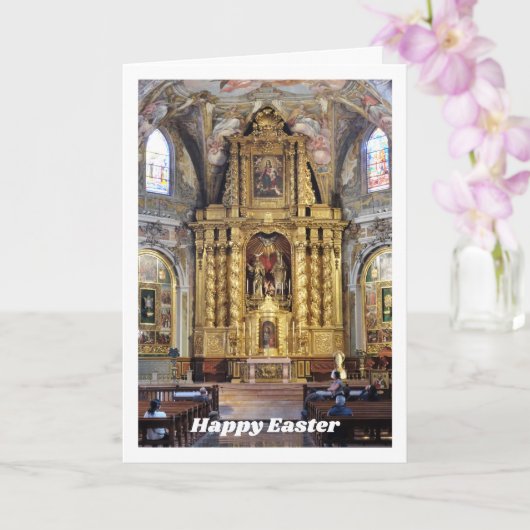 De kerk van San Nicolás, Valencia Stad, Spanje Kaart (Orchidee)