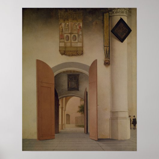 De kerk van St. Laurens, Alkmaar, 1661 Poster (Voorkant)