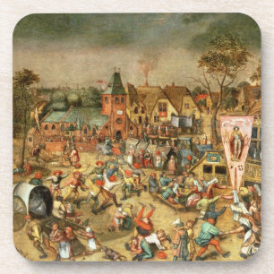 De Kermesse van de Feast van St. George Drankjes Onderzetter