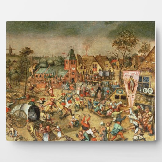 De Kermesse van de Feast van St. George Fotoplaat (Voorkant)