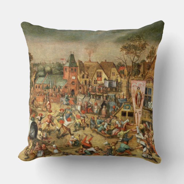 De Kermesse van de Feast van St. George Kussen (Voorkant)