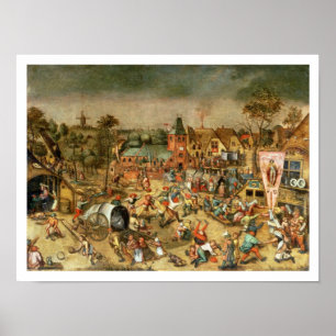 De Kermesse van de Feast van St. George Poster