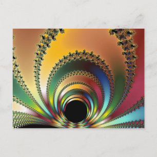 De kern - Fractal Briefkaart