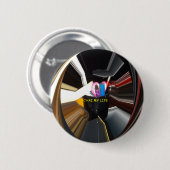 De kern van de Hustle | Professionele Essentials Ronde Button 5,7 Cm (Voorkant /achterkant)