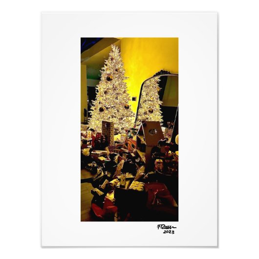 De kerst. foto afdruk (Voorkant)