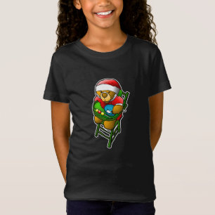 De kerst-teddybeer t-shirt