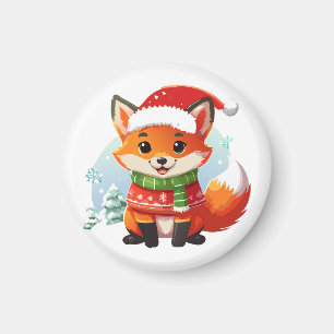 De kerstavond van Little Fox Magneet