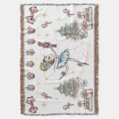 De kerstballet van de Nutcracker Dance Baby Girl Deken (Voorkant Verticaal)