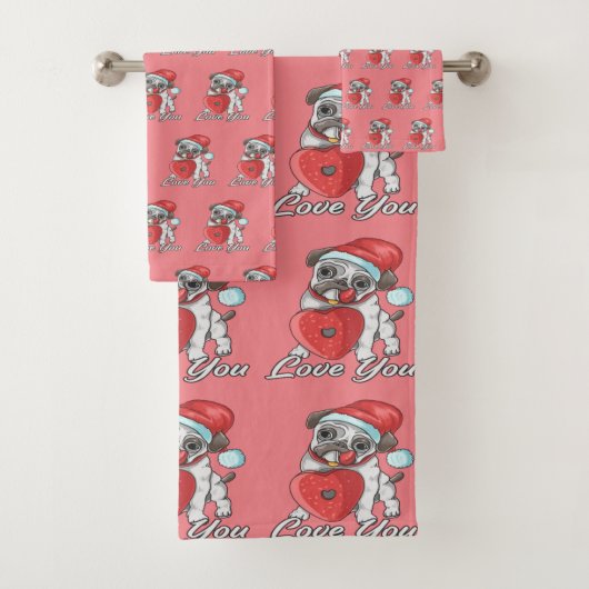 de kerstbeker  bad handdoek (Insitu)