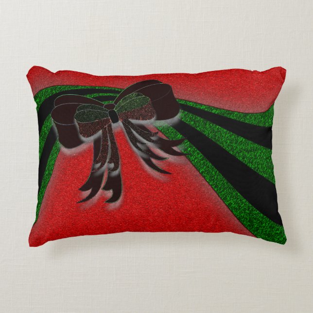 De kerstboer - decoratief kussen (Voorkant)