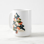 De kerstboom 1005 koffiemok (Voorkant links)