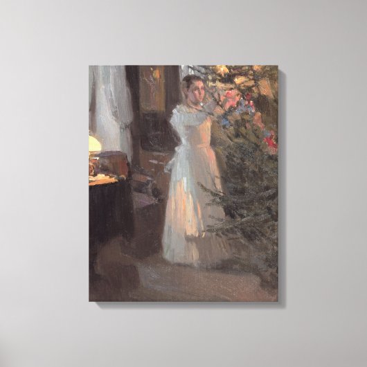 De kerstboom, 1910 canvas afdruk (Voorkant)