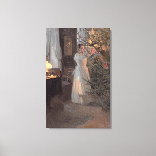 De kerstboom, 1910 canvas afdruk (Voorkant)