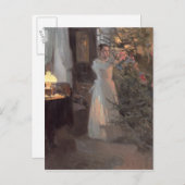 De kerstboom, 1910 feestdagenkaart (Voorkant / Achterkant)