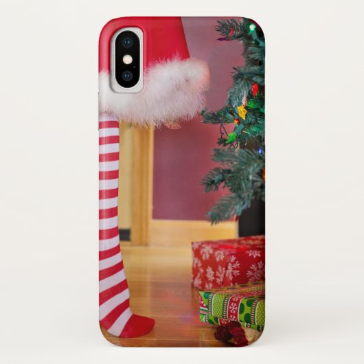De kerstboom decorteren Case-Mate iPhone case (Achterkant)