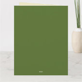  De kerstboom decorteren met papa Kaart (Achterkant)