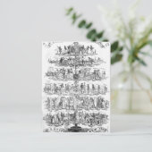 De kerstboom feestdagenkaart (Staand voorkant)