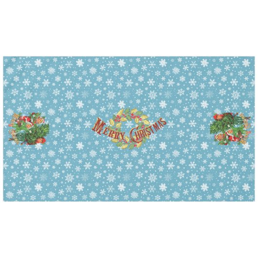 De kerstboom halen tafelkleed (Voorkant (Horizontaal))