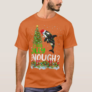 De kerstboom is deze troebel genoeg om orca met Ke T-shirt