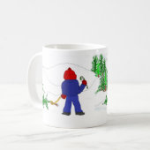 De kerstboom krijgen koffiemok (Voorkant links)