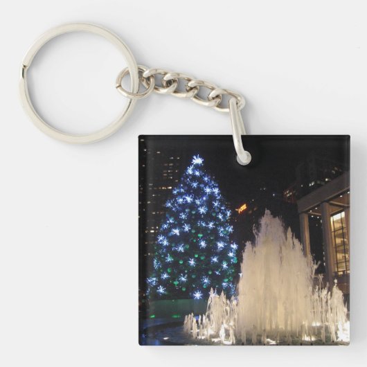 De kerstboom van het Lincoln Center - sleutelhange Sleutelhanger (Voorkant)