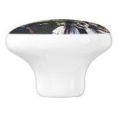 De kerstboom van koningin Victoria Keramische Knop (Zijkant)