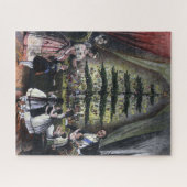 De kerstboom van koningin Victoria Legpuzzel (Horizontaal)