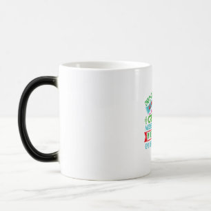 De kerstcadeau is een van de mooiste magische mok
