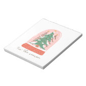 De kerstcadeauboom is het seizoen notitieblok (Gedraaid)