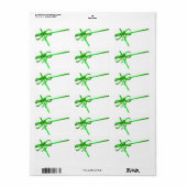 De kerstcadeaulabels personaliseren etiket (Full Sheet)