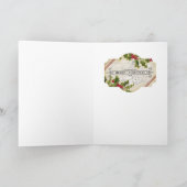 De kerstdagen van de insecten feestdagen kaart (Binnen)