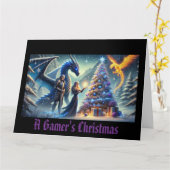 De kerstfantasie van een gamer kaart (Gele Bloem)