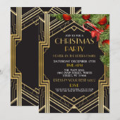 De kerstfeestelijke feestdag van 1920, Gold Art De Kaart (Voorkant / Achterkant)