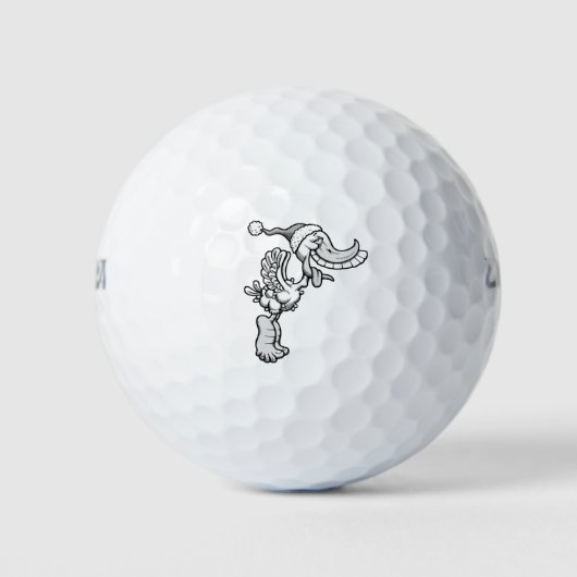 De kerstgans golfballen (Voorkant)