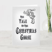 De kerstgans kaart (Voorkant)