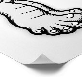 De kerstgans poster (Hoek)