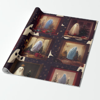 De kerstgeesten cadeaupapier