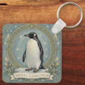 De kerstgroet van de keizer sleutelhanger (Achterkant)