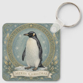 De kerstgroet van de keizer sleutelhanger (Achterkant)