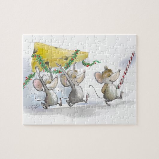 De kerstkaak in de puzzel (Horizontaal)