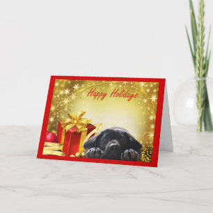 De Kerstkaart Gift12 van de labrador Feestdagen Kaart