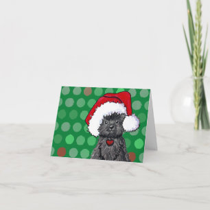 De Kerstkaart van Affenpinscher Feestdagen Kaart