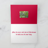 De Kerstkaart van Bayberry Feestdagen Kaart (Binnen)