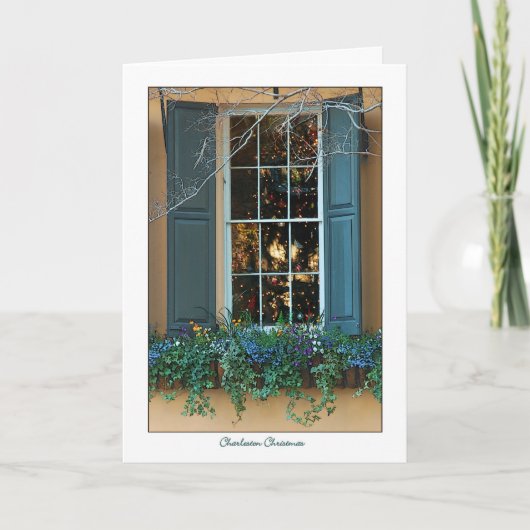 De Kerstkaart van Charleston Feestdagen Kaart (Voorkant)