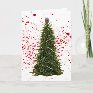 De Kerstkaart van de Apocalyps van de zombie Feestdagen Kaart