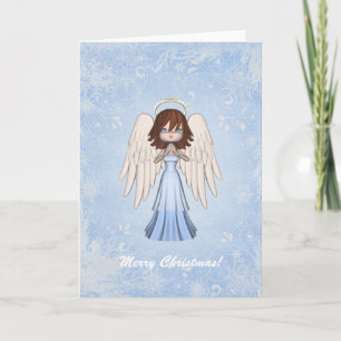 De Kerstkaart van de engel Feestdagen Kaart