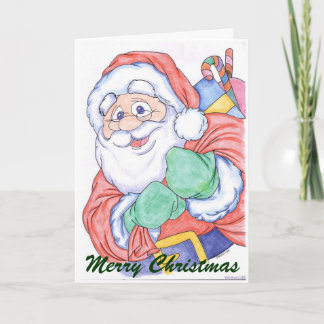 De Kerstkaart van de Kerstman Feestdagen Kaart